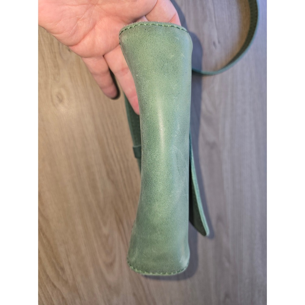 Portland Leather Metro Mini Womens Crossbody Bag Green Minimalist bohemian chic - Picture 9 of 14